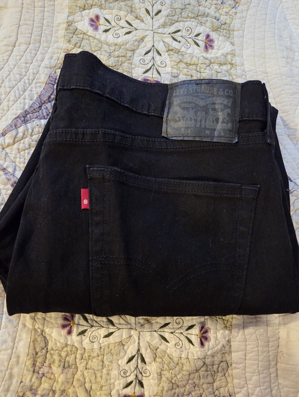 Levi's Black Jeans 30 X 36. Brand New!